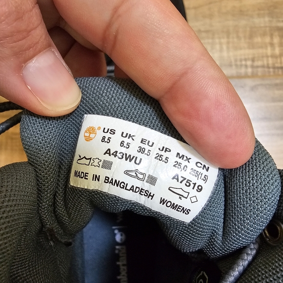 Timberland Vibram® Euro Waterproof Hiking Shoe, size US 8.5 - Picture 8 of 11